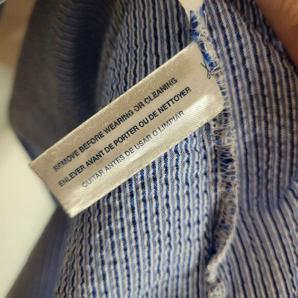 Tommy Hilfiger Blue Flare Sleeve Blouse - Picture 12 of 16